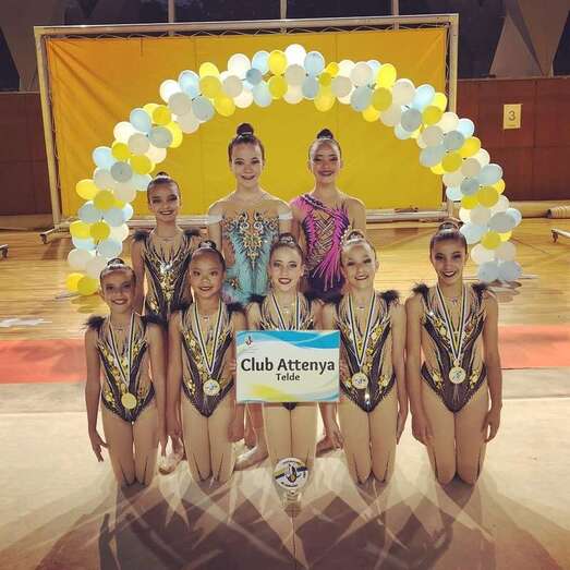 Uno de los brillantes equipos del club teldense (Foto TA)